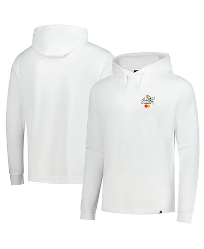 FootJoy Men's White Arnold Palmer Invitational Lightweight Pullover Hoodie
