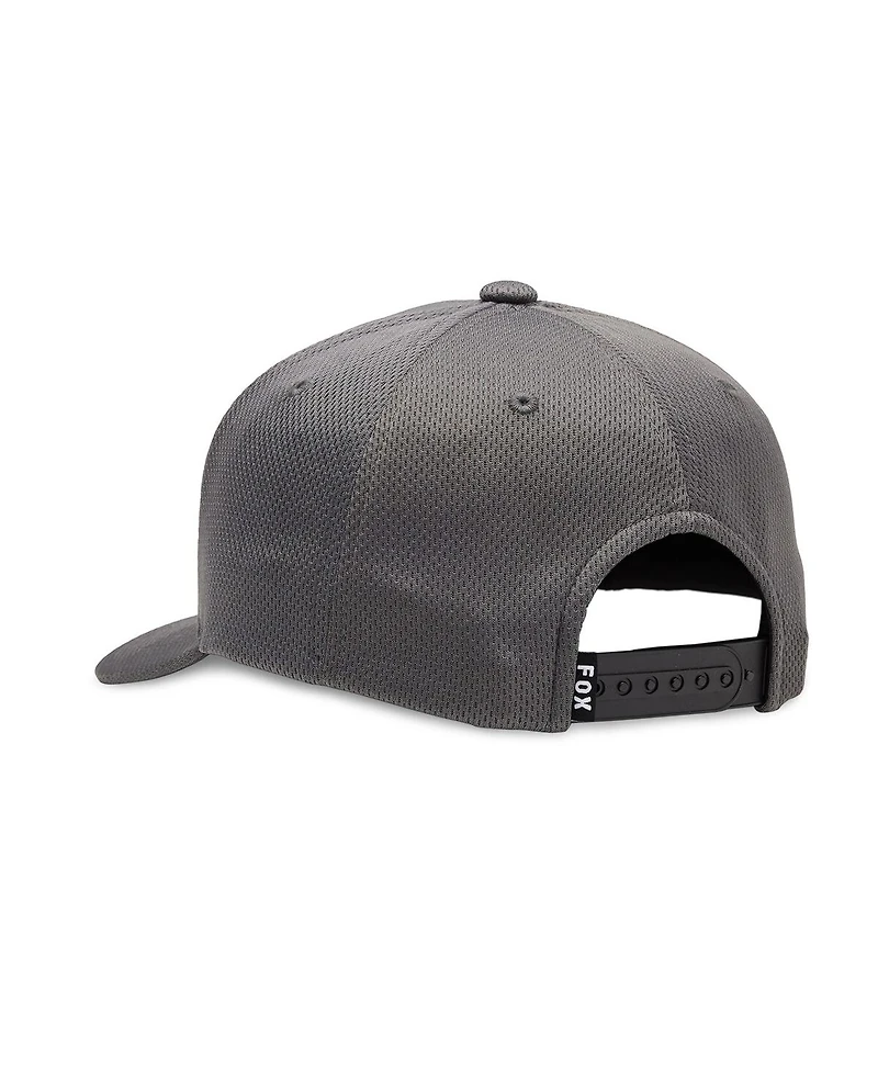 Fox Big Boys and Girls Gray Racing Lithotype 110 Structured Adjustable Hat