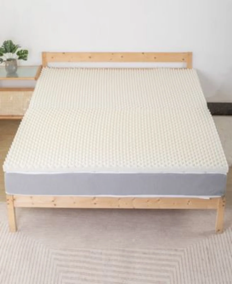 Payton 1 Convoluted Copper Infused Memory Foam Mattress Topper