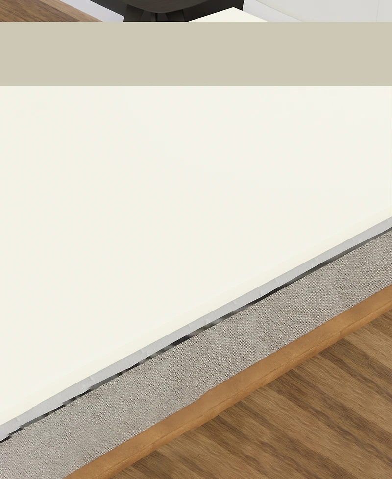 Payton 3" High Density Medium Firm Foam Mattress Topper, Queen