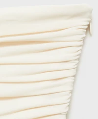 Mango Women's Draped-Body Balloon Skirt Dress