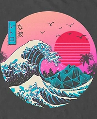 Design By Humans Men's The Great Retro Wave Short Sleeve T-Shirt