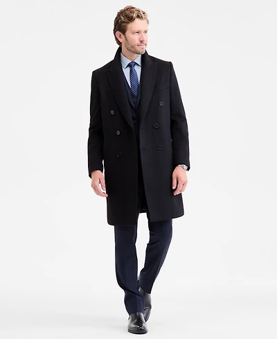 Calvin Klein Men's Classic-Fit Wool Blend Overcoat