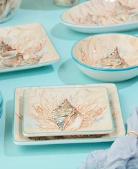 Certified International Escape to the Sea 4-Pc. Salad Plates, Service For 4