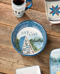 Certified International Wake At The Lake Soup 4-Pc. Bowls, Service For 4