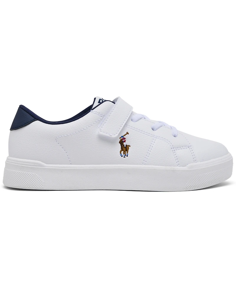 Polo Ralph Lauren Little Kids Sutton Stay-Put Fastening Strap Casual Sneakers from Finish Line