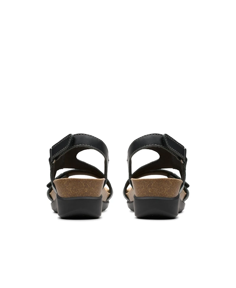 Clarks Women's Calenne Carmen Slip On Flat Sandals