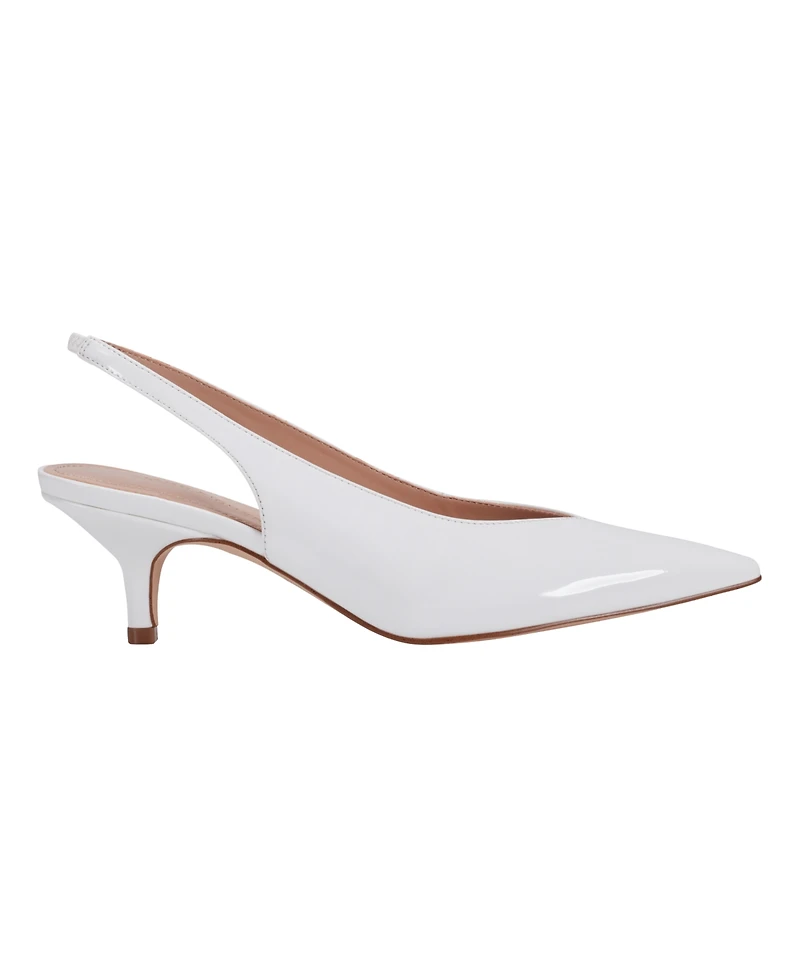Marc Fisher Women's Labela Slingback Kitten Heel Pumps