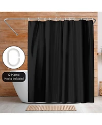 Americanflat 71x74 Solid Shower Curtain - Water Resistant