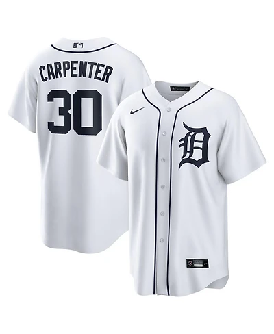 Nike Men's Kerry Carpenter White Detroit Tigers Home Replica Jersey