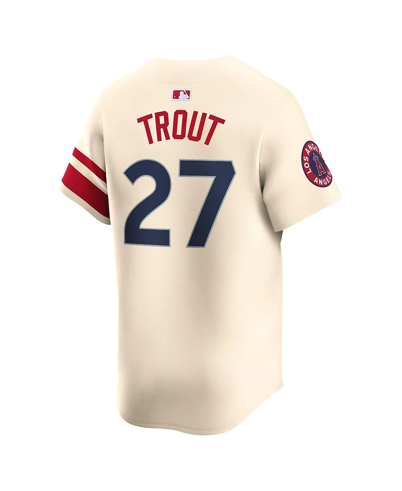 Nike Men's Mike Trout Natural Los Angeles Angels City Connect Limited Jersey