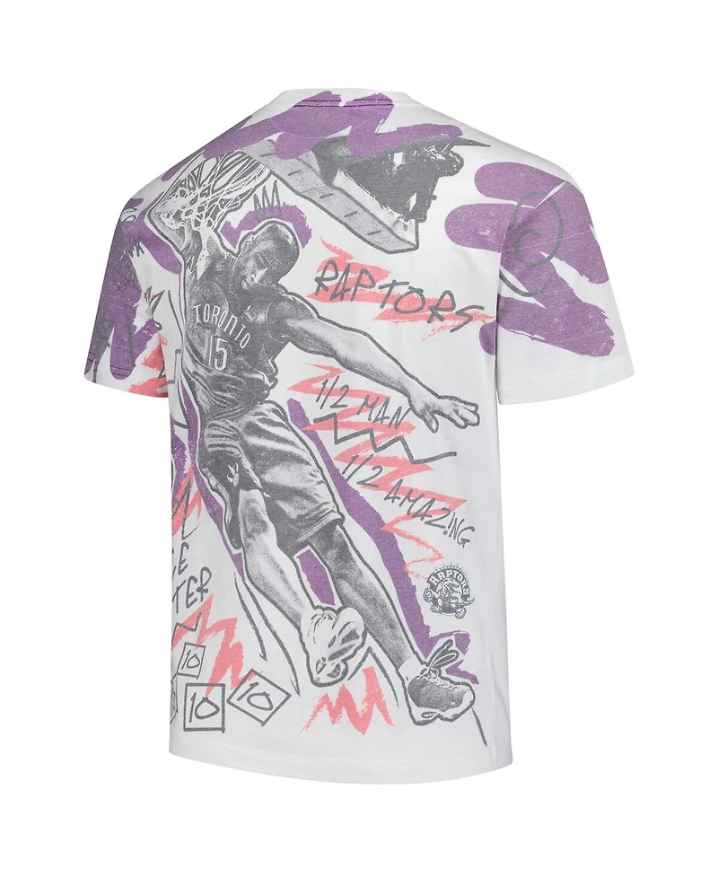Mitchell & Ness Men's Vince Carter White 2000 Nba All-Star Game Showstopper T-Shirt