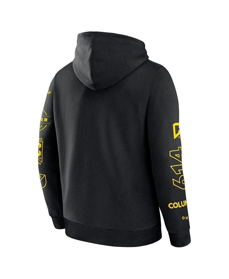 Fanatics Men's Black Columbus Crew Penalty Kick Legacy Pullover Hoodie