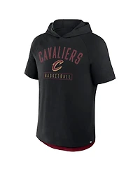Fanatics Men's Black Cleveland Cavaliers Pass Legend Hooded T-Shirt