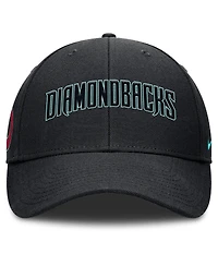 Nike Men's Black Arizona Diamondbacks Rise Gaberdine Adjustable Hat