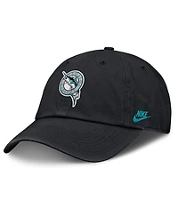 Nike Women's Black Florida Marlins Cooperstown Collection Club Adjustable Hat