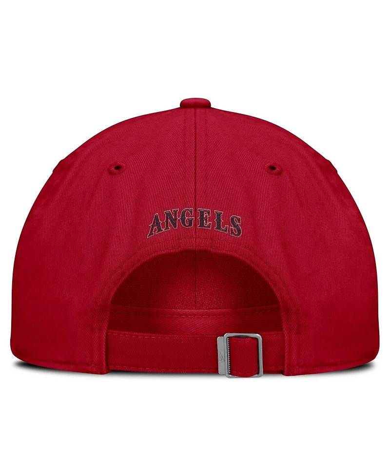 Nike Women's Red California Angels Cooperstown Collection Club Adjustable Hat