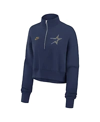 Nike Women's Navy Houston Astros Cooperstown Collection Phoenix Fleece Half-Zip Sweatshirt