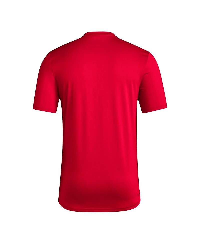 Adidas Men's Scarlet Rutgers Knights Locker Local Impression T-Shirt