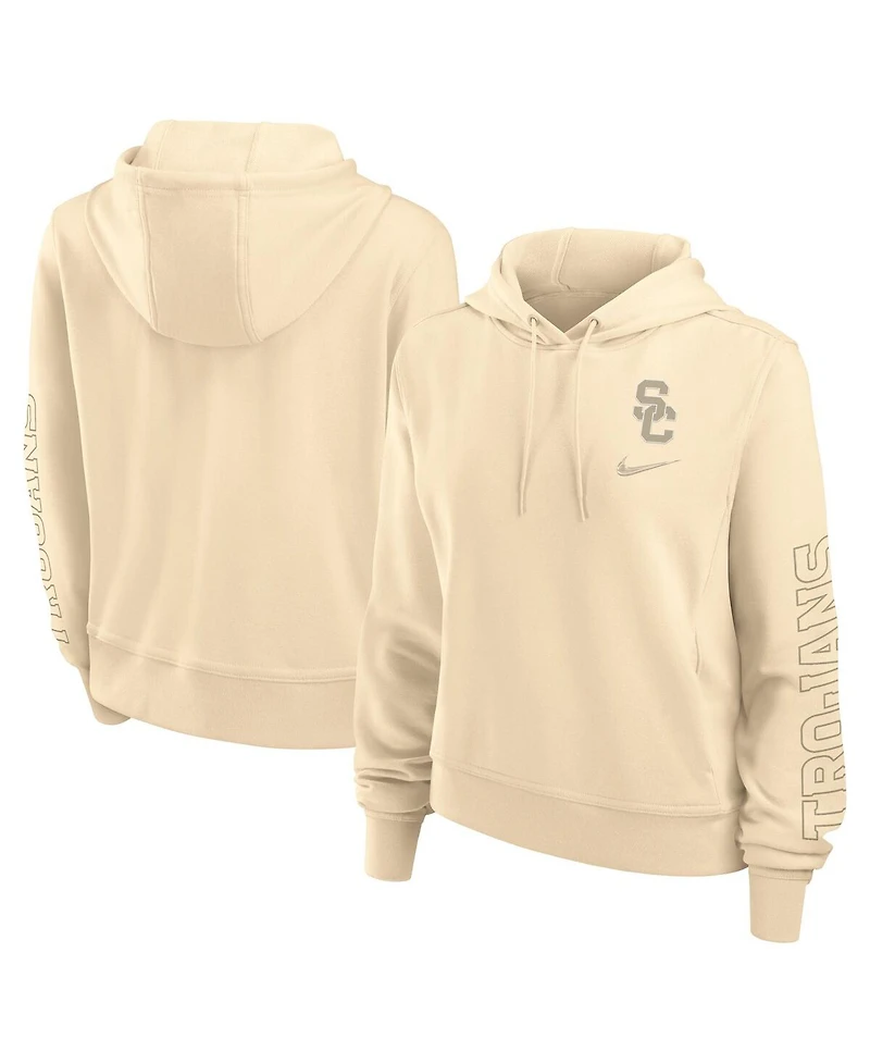 Nike Women's Tan Usc Trojans One Pullover Hoodie