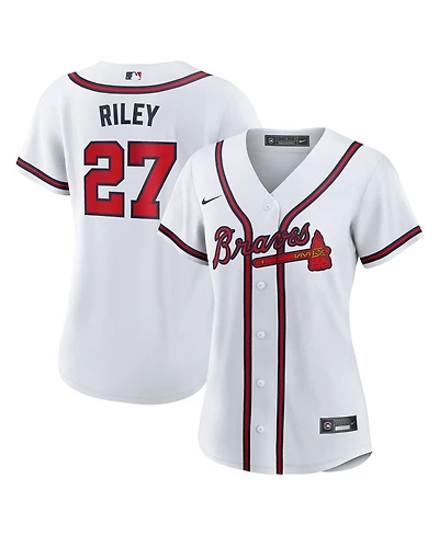Nike Women's Austin Riley White Atlanta Braves Home Replica Jersey