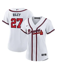 Nike Women's Austin Riley White Atlanta Braves Home Replica Jersey