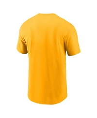 Nike Men's Gold West Virginia Mountaineers Primetime Evergreen Logo T-Shirt