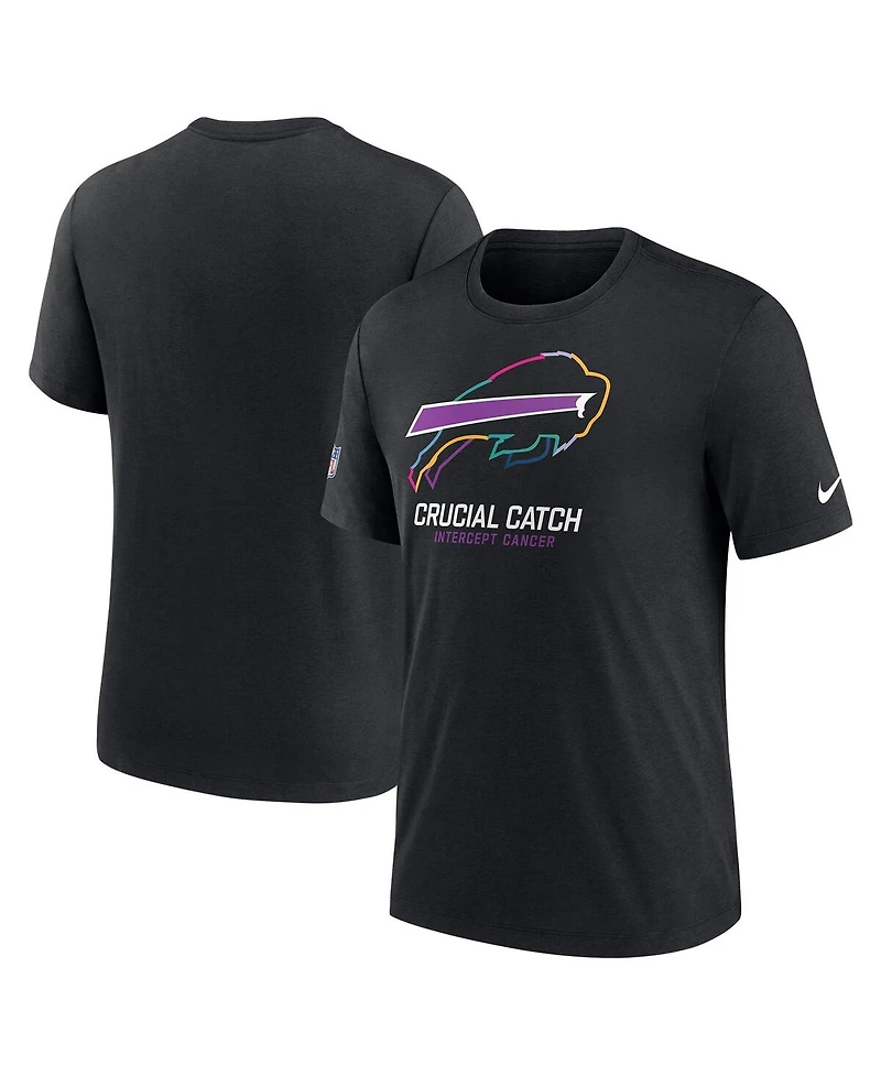 Nike Men's Black Buffalo Bills 2024 Nfl Crucial Catch T-Shirt