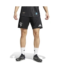 Adidas Men's Black Charlotte Fc Away 2025 Fortress Kit Authentic Shorts