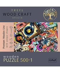 Trefl Wood Craft 501 Piece Wooden Puzzle - In the World of Music