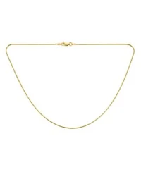 Bling Jewelry Flexible Strong 1.5MM Gold Plated .925 Sterling Silver Magic 8-Sided Snake Chain Necklace