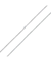 Bling Jewelry Simple Thin 2.5MM Basic Plain Silver Gold Tone Black Stainless Steel Rolo Cable Chain Necklace