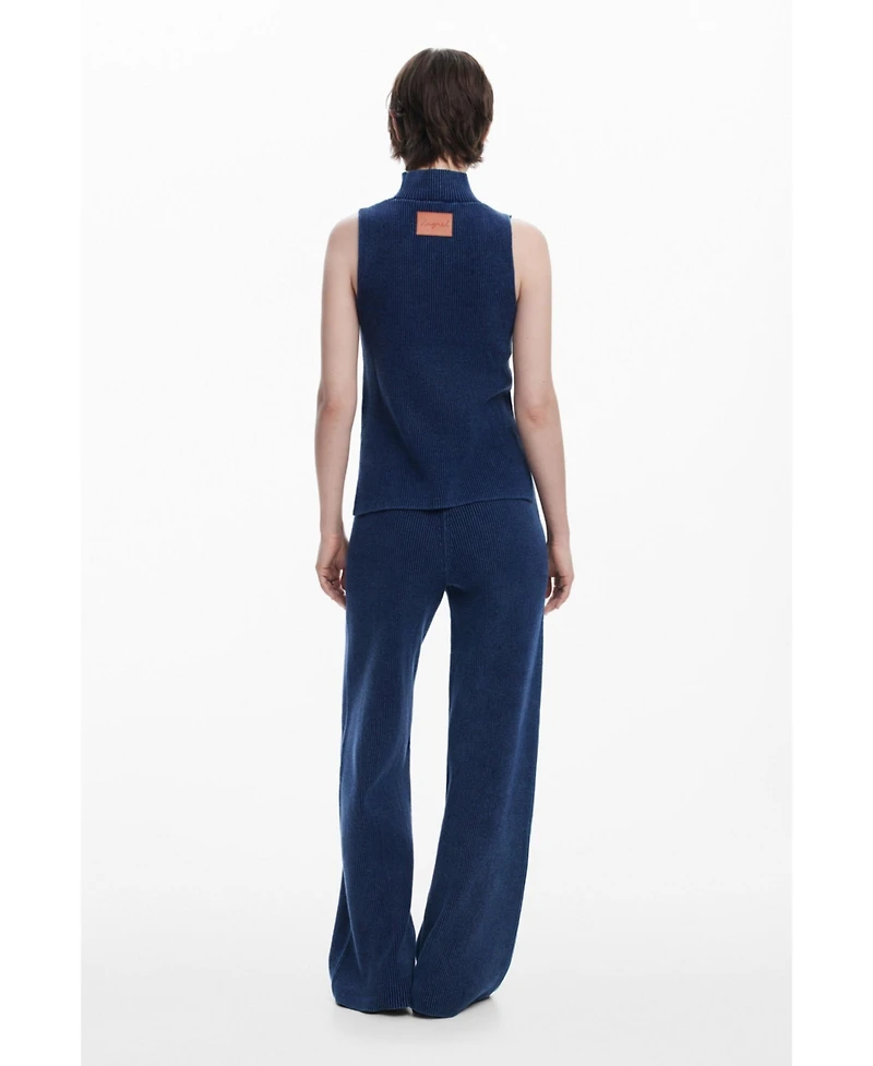 Desigual Women's Ribbed knit pants