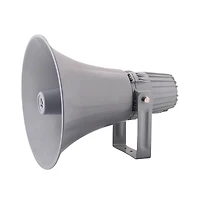 Pyle PHSP12 12.7" Indoor/Outdoor 60 Watt Pa Horn Speaker with 70-100V Transformer, Grey