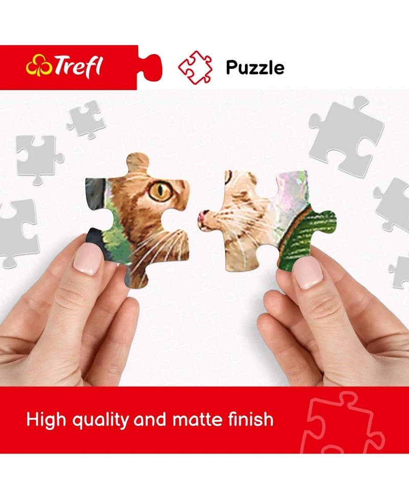 Trefl Red 1000 Piece Puzzle - Galloping horses