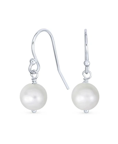 Bling Jewelry White Pink Black Freshwater Cultured Pearl Drop Ball Earrings Sterling Silver