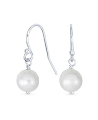 Bling Jewelry White Pink Black Freshwater Cultured Pearl Drop Ball Earrings Sterling Silver