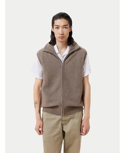 Gobi Cashmere Men's Cashmere Full-Zipper Vest