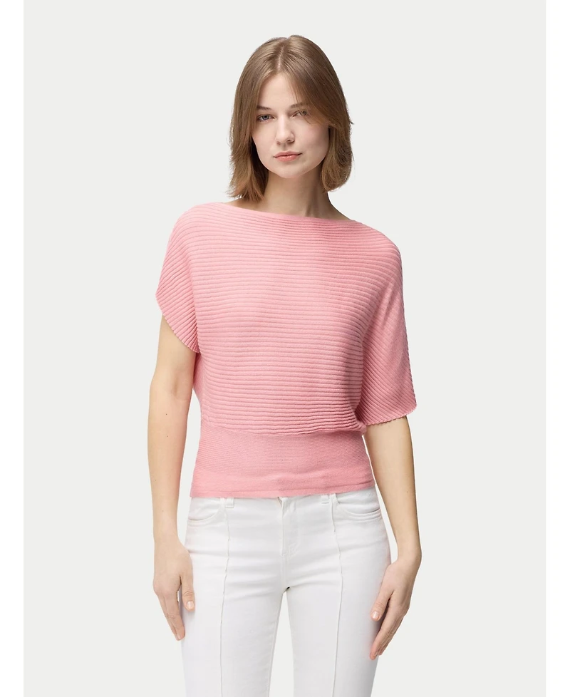 Gobi Cashmere Women's Short Dolman Sleeve Cashmere Sweater
