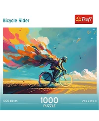 Trefl Red 1000 Piece Puzzle - Bicycle Rider