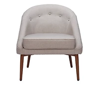 Fabric Tufted Barrel Chair – Cozy and Stylish Accent Seating