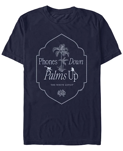 Fifth Sun Men's Phones Down Palms Up Short Sleeve T-Shirt