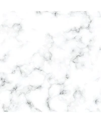 Lambs & Ivy Baby Signature Gray/White Marble Organic Cotton Fitted Crib Sheet