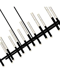 Cwi Lighting 48" Metal Dragonswatch Integrated Led Island Pool Table Light