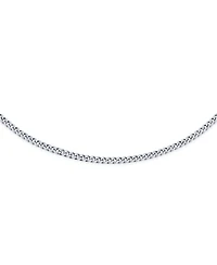 Bling Jewelry Simple Strong Plain Cuban Curb Chain Anklet Ankle Bracelet .925 Sterling Silver