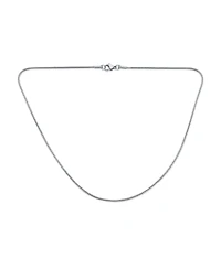 Bling Jewelry Strong 1.5MM Silver Tone Stainless Steel Thin Magic 8 Sided Snake Chain Necklace 16 18 20 24 30 Inch