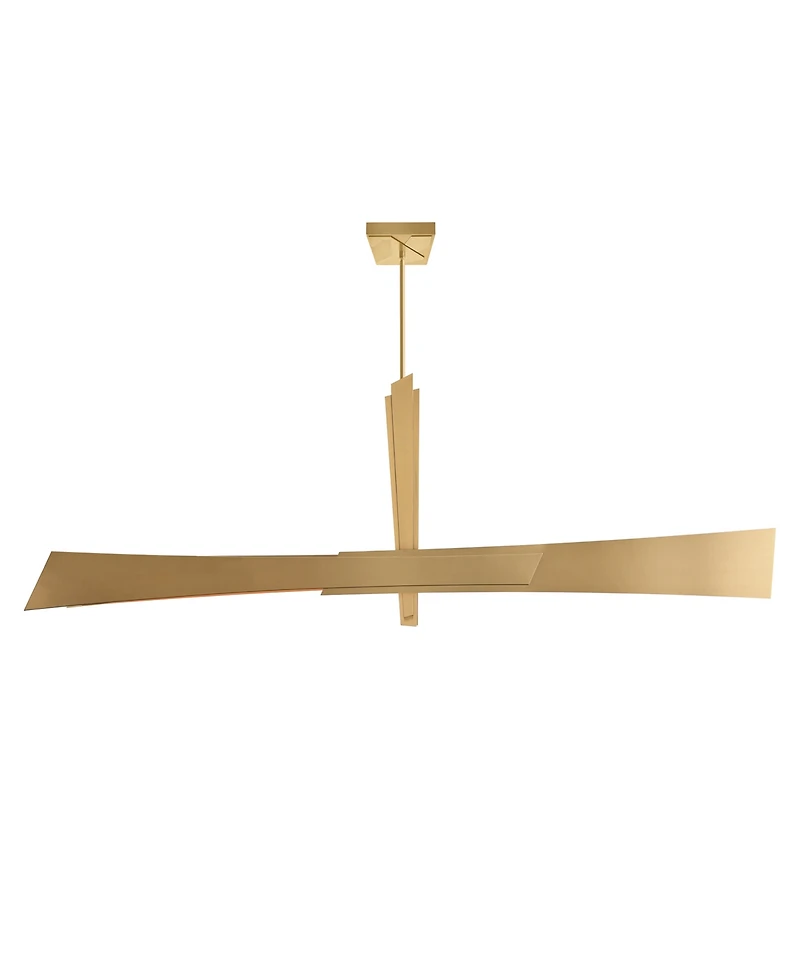 Cwi Lighting 27" Metal Solara Integrated Led Chandelier