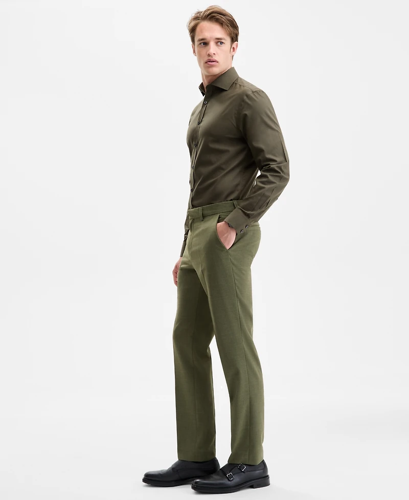 Hugo by Boss Men's Modern-Fit Solid Suit Pants