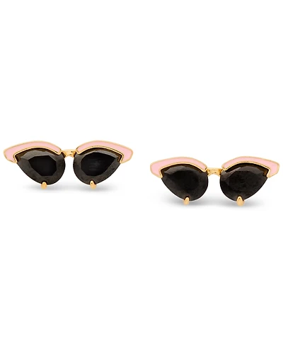 kate spade new york Gold-Tone Out of Office Sunglasses Stud Earrings