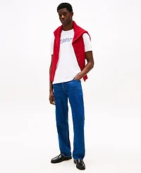 Tommy Hilfiger Men's Short Sleeve Crewneck Script Logo T-Shirt